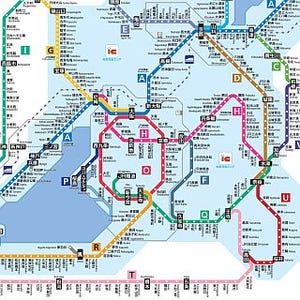JR西日本、近畿・広島エリアに路線記号を導入 - 今年度から各種表示に使用