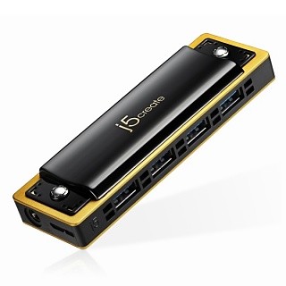 つい吹いちゃいそうなハーモニカ型USB 3.0ハブ - 加賀ハイテック