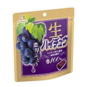 ぶどう果汁100%、濃厚ぶどうの「生ハイチュウ＜ぶどう＞」発売 -森永製菓