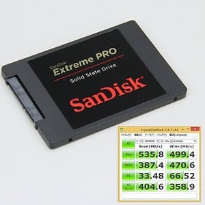 遅れてきた巨人、サンディスク - 初のリテール向け2.5インチSSD「Extreme PRO SSD」の実力