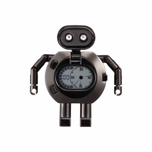 トキマ  腕時計チタンシルバー（ 変形ロボット）001