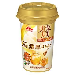 チルドカップ乳飲料"贅沢倶楽部"より、「The濃厚 はちみつ」発売 -森永乳業