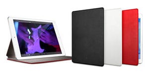 フォーカル、iPad Airを両面から包み込む本革製の極薄レザーフリップカバー