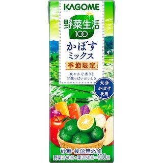 大分産かぼすを使用した「野菜生活100 かぼすミックス」が登場--カゴメ