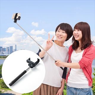 スマホの自撮りに最適! ワイヤレスでシャッターが切れるスティック発売