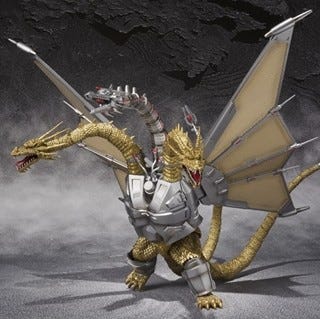 S.H.MonsterArts」で待望のメカキングギドラ立体化、捕獲マシンハンド