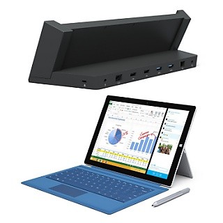 日本マイクロソフト、USB×5基やギガビットLAN装備のSurface Pro 3用ドック