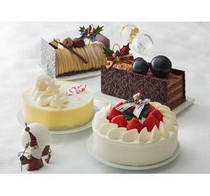 東京都・永田町のホテルでクリスマスケーキ6種販売、雪だるまのケーキも