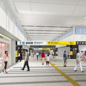広島県広島市、JR広島駅構内の新跨線橋は11/2から供用開始 - 改札口も移転