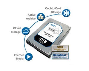 米HGST、10TB容量の3.5インチHDD発表 - データセンター向けに
