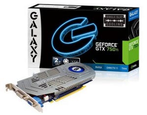 GALAXY、1スロット厚のGeForce GTX 750 Ti搭載グラフィックスカード