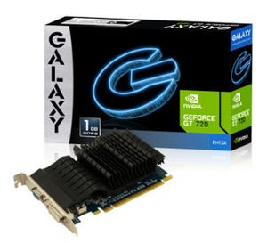 GALAXY、ファンレス仕様のGeForce GT 720搭載グラフィックスカード