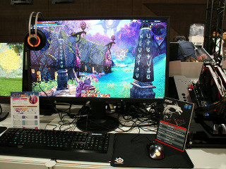 東京ゲームショウ 2014 - EIZO、MSI、SteelSeriesが合同出展でPCゲームの最前線を紹介