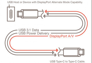 USBの新コネクタ「USB Type-C」がDisplayPortの映像出力に対応