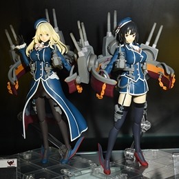 アーマーガールズプロジェクト」艦これ 愛宕&高雄の彩色サンプル