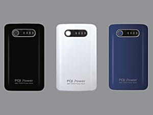 PQI、最大3.1A出力に対応する15,000mAhの大容量モバイルバッテリ