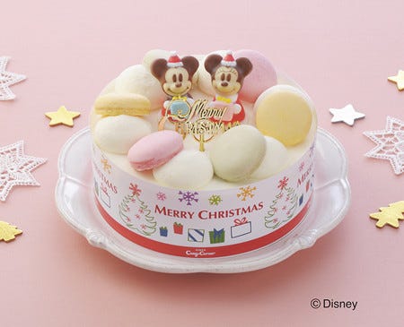 ディズニーのクリスマスケーキ ギフトセットが銀座コージーコーナーに