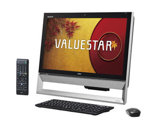 NEC、ミドルクラスの21.5型デスクトップPC「VALUESTAR S」秋冬モデル 