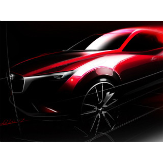 マツダ新型「CX-3」LAモーターショーで世界初公開! ロードスターも参考出品