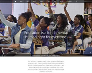 Apple、教育に関するWebページ開設 - オバマ大統領の"ConnectED"支援に意欲