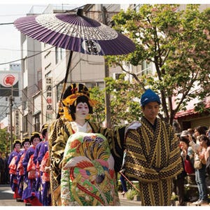 隅田川界隈で江戸の粋を感じるフェスティバル開催! - 花魁の行列も