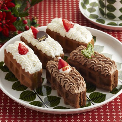 ワッフル ケーキの専門店が ふた口サイズ のクリスマスケーキを発売 マイナビニュース