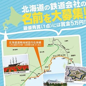 北海道新幹線並行在来線を引き継ぎ開業する第3セクター鉄道、会社名を募集