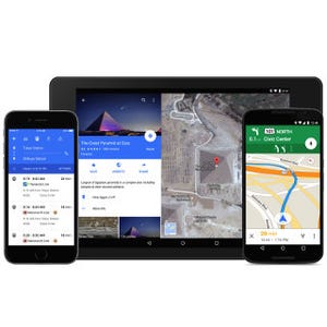 米Google、最新のモバイル版「Google Maps」発表 - マテリアルデザイン採用