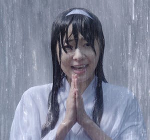 HKT48指原莉乃、念願の公約"滝行"に挑戦 - 総選挙に向け「1位に執着する」