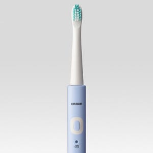 オムロン、電動歯ブラシ「メディクリーン」 - 極細ブラシでステインを除去