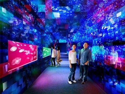 東京都 すみだ水族館で 幻想的な クラゲ万華鏡トンネル が完成 マイナビニュース
