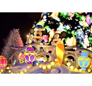 東京ディズニーシーのXmasは、イルミネーション!