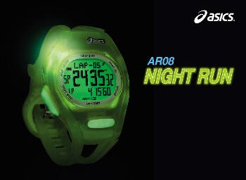 AR08 NIGHT RUN WJ17 アシックス腕時計