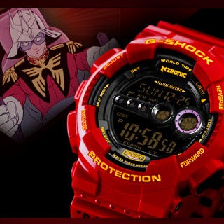 赤い彗星 シャア専用g Shock の抽選販売 そうそう当たるものではない マイナビニュース