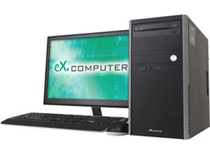 ツクモ、エアロストリームシリーズのミニタワーPCに新筐体採用モデル