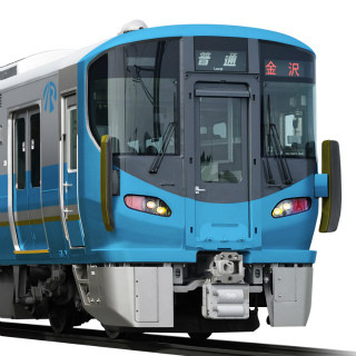 IRいしかわ鉄道521系デザイン公開! 「石川の伝統工芸」アクセントカラーに