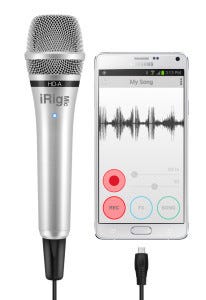 Android Pcに対応した初のデジタル マイク Irig Mic Hd A を発売 マイナビニュース