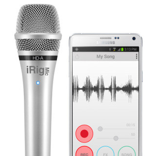 Android/PCに対応した初のデジタル・マイク「iRig Mic HD-A」を発売