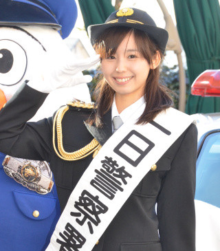 小池里奈、1日署長の制服姿に大喜び「新米刑事役をやってみたい」