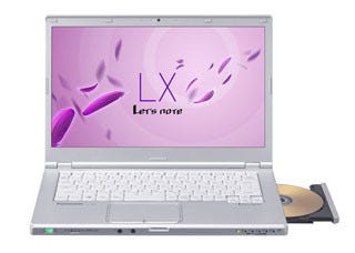パナソニック、駆動時間が伸びた14型ノートPC「Let'snote LX4」春