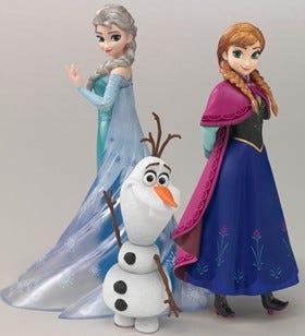 アナ雪』エルサ＆アナ、限定オラフの3体セット『Frozen Box』予約開始