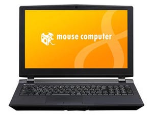 マウスコンピューター、デスクトップ用Core i搭載の15.6型フルHDノートPC