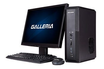 ドスパラ、よりコンパクトになった小型デスクトップPC「GALLERIA S
