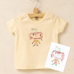 子どもが描いた絵を刺しゅうで忠実に再現するtシャツ作成サービスが登場 Tech