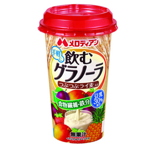 豆乳&ライ麦入りのドリンクタイプのグラノーラが発売