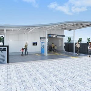 JR西日本、可部線電化延伸区間の新駅イメージパース公表 - 2017年春開業へ