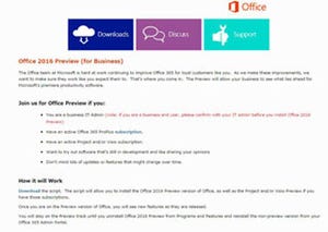 米Microsoft、「Office 2016」の開発者プレビューを公開