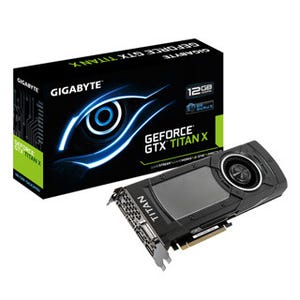 GIGABYTE、GeForce GTX TITAN X搭載カードを発表 - 価格は税別約15万円前後