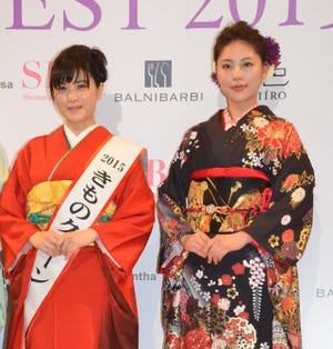 「きものクイーンコンテスト2015」、タレントの山田愛梨がクイーンに