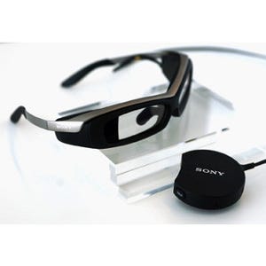JINS、ソニーのメガネ型端末「SmartEyeglass」専用の度付きレンズ